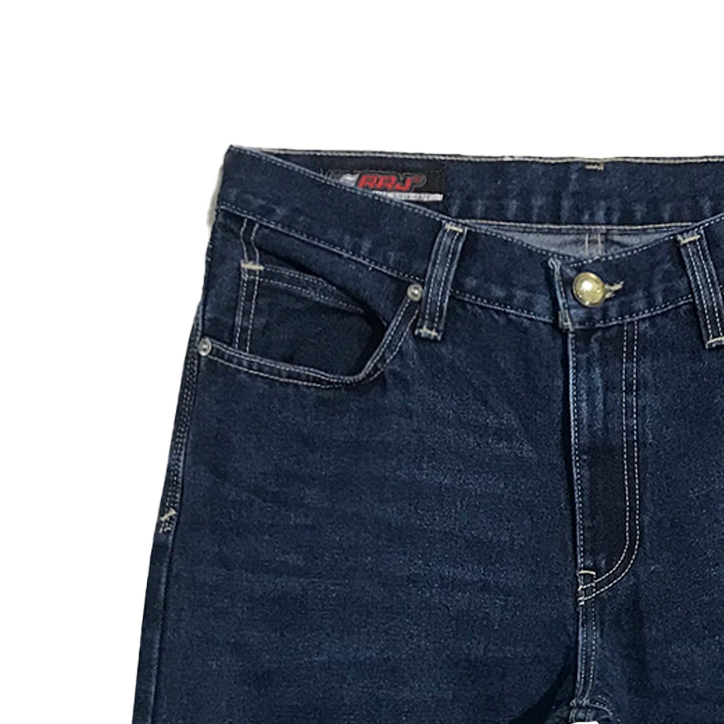 RRJ Men's Basic Denim Pants Superskinny Fitting Mid-Rise 174990 (Dark Shade)