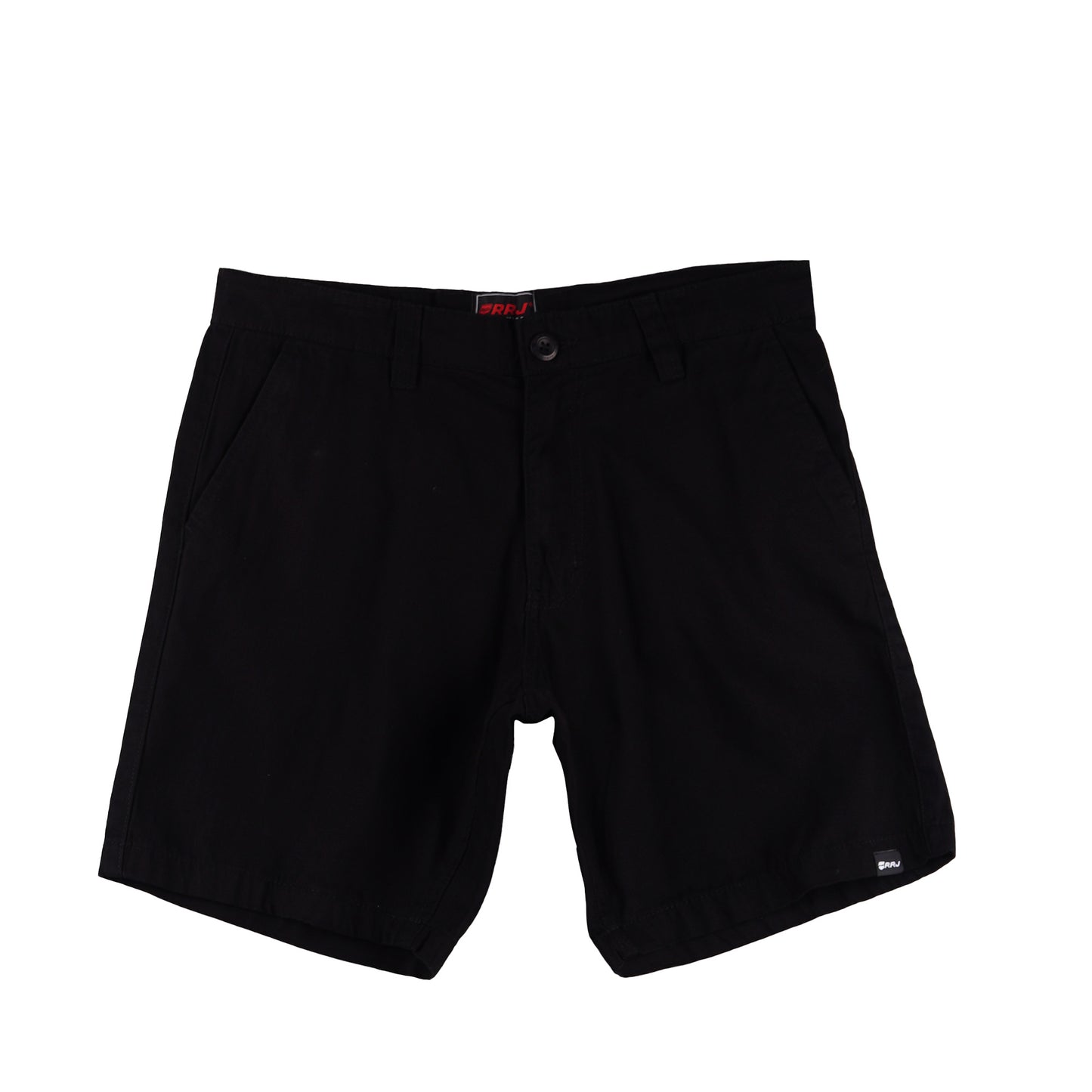 RRJ Men's Basic Non-Denim Tapered Short Mid-Rise 175605 (Black)