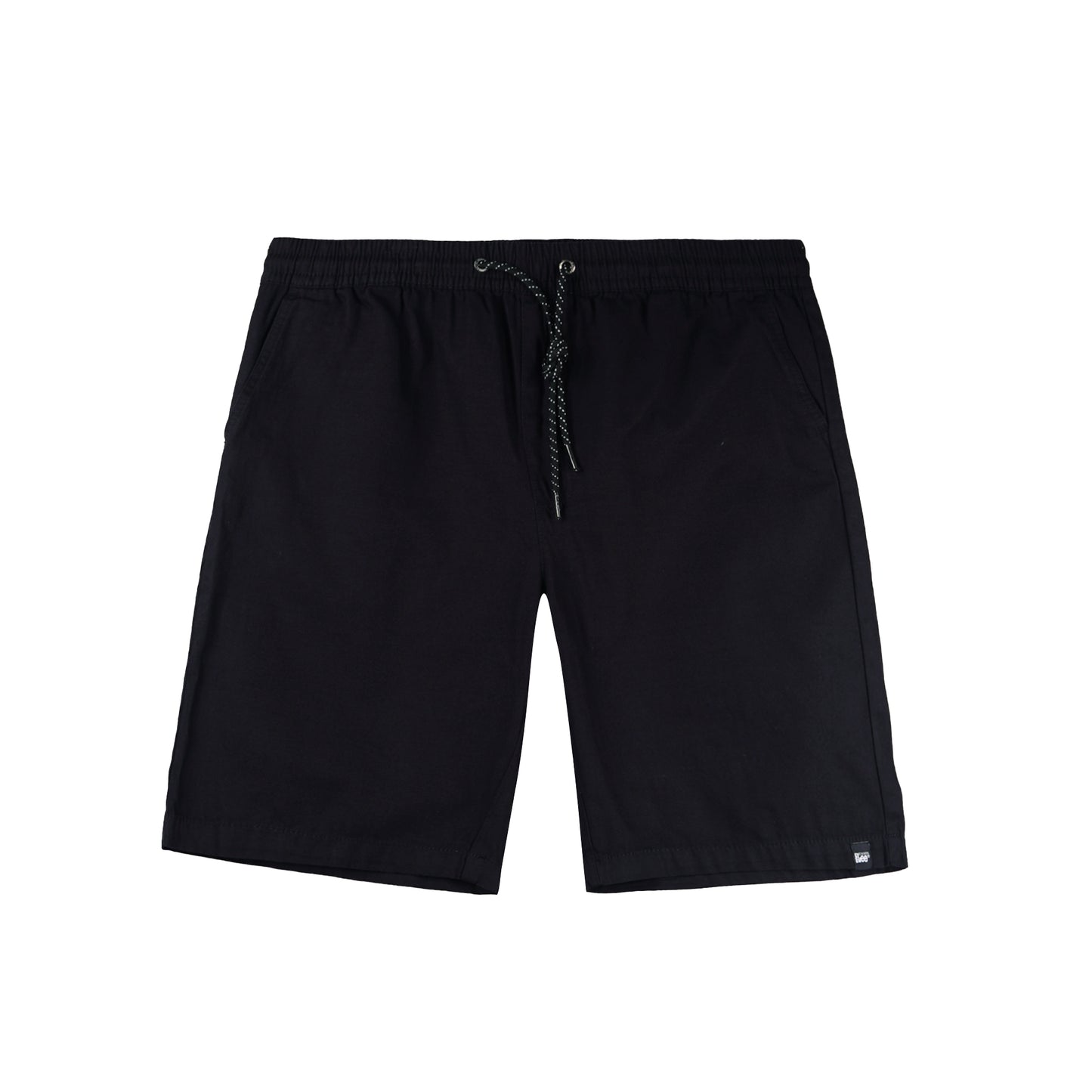 Stylistic Mr. Lee Men's Basic Non-Denim Jogger Short Mid Waist 175665 (Black)
