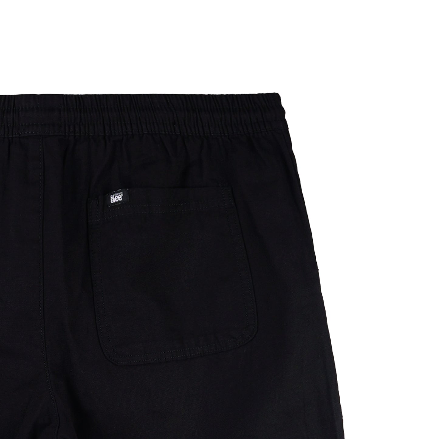 Stylistic Mr. Lee Men's Basic Non-Denim Jogger Short Mid Waist 175665 (Black)