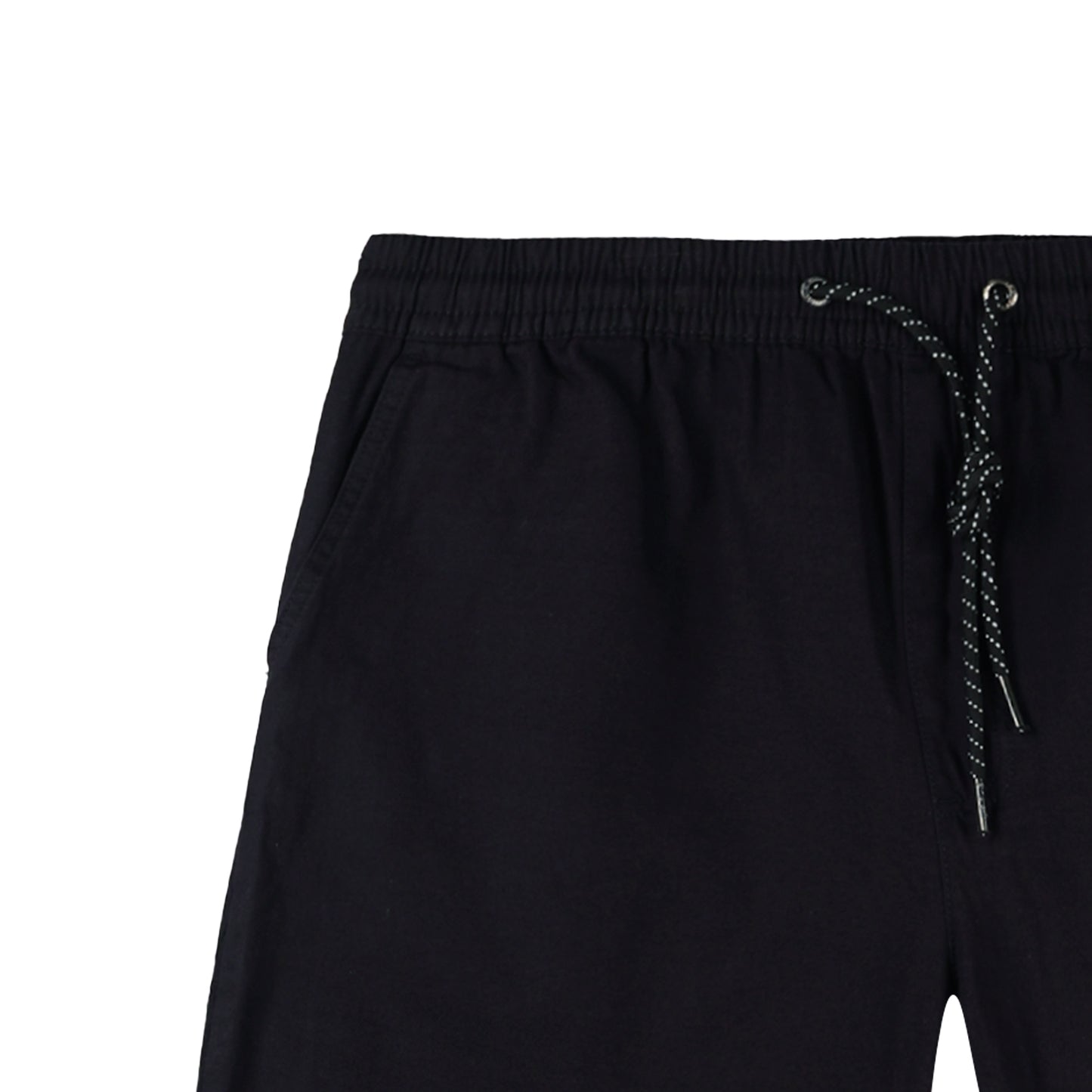 Stylistic Mr. Lee Men's Basic Non-Denim Jogger Short Mid Waist 175665 (Black)