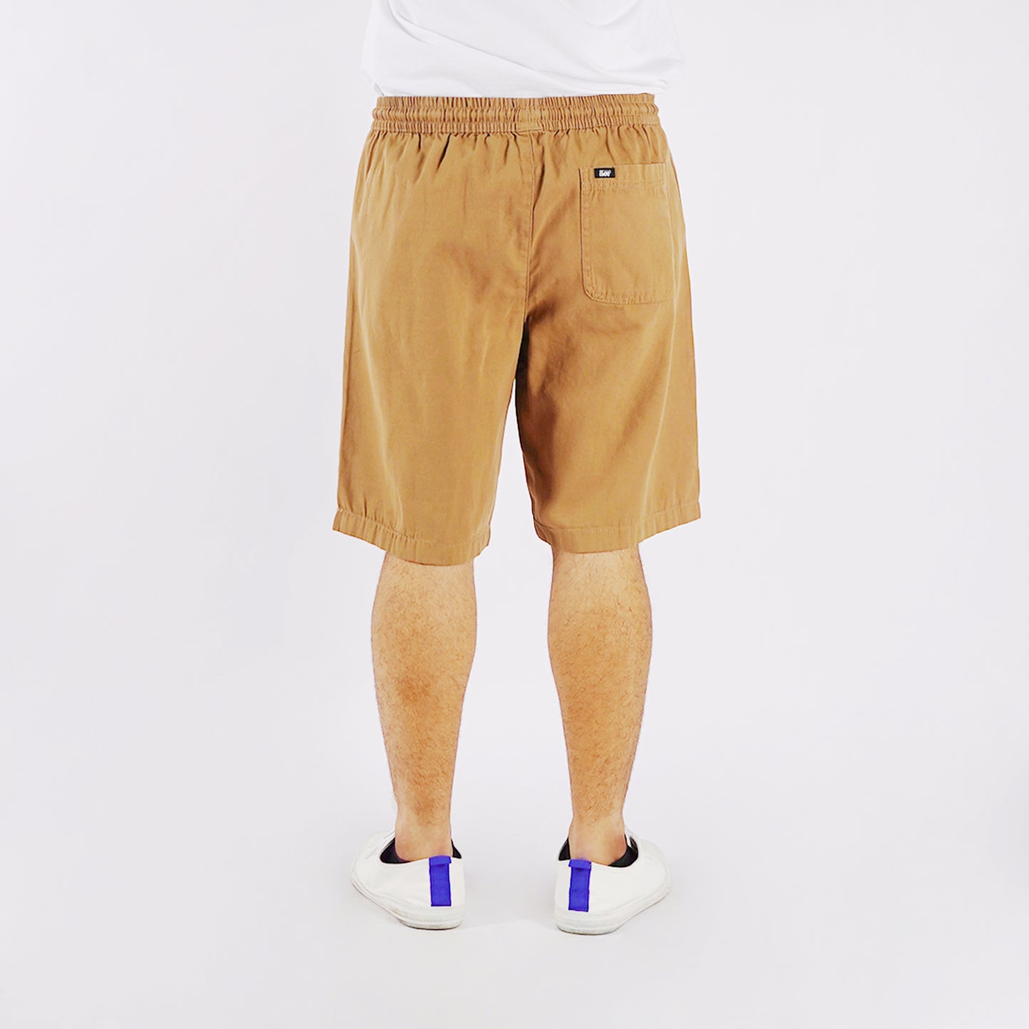 Stylistic Mr. Lee Men's Basic Non-Denim Jogger Short Mid Waist 175665 (Brown)