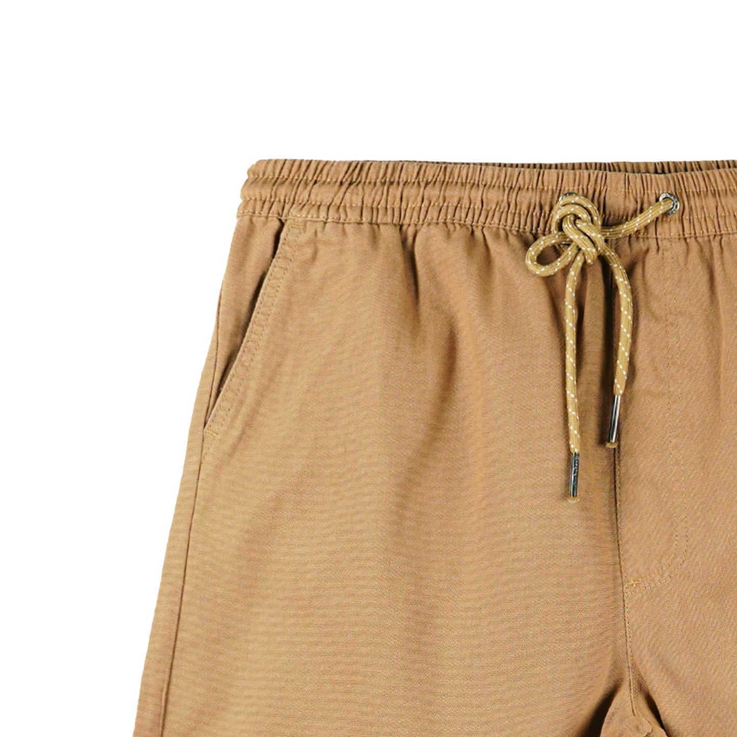 Stylistic Mr. Lee Men's Basic Non-Denim Jogger Short Mid Waist 175665 (Brown)