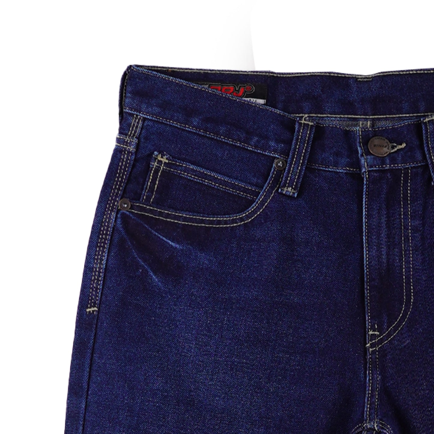 RRJ Men's Basic Denim Pants Superskinny Fitting Mid-Rise 174420 (Dark Shade)