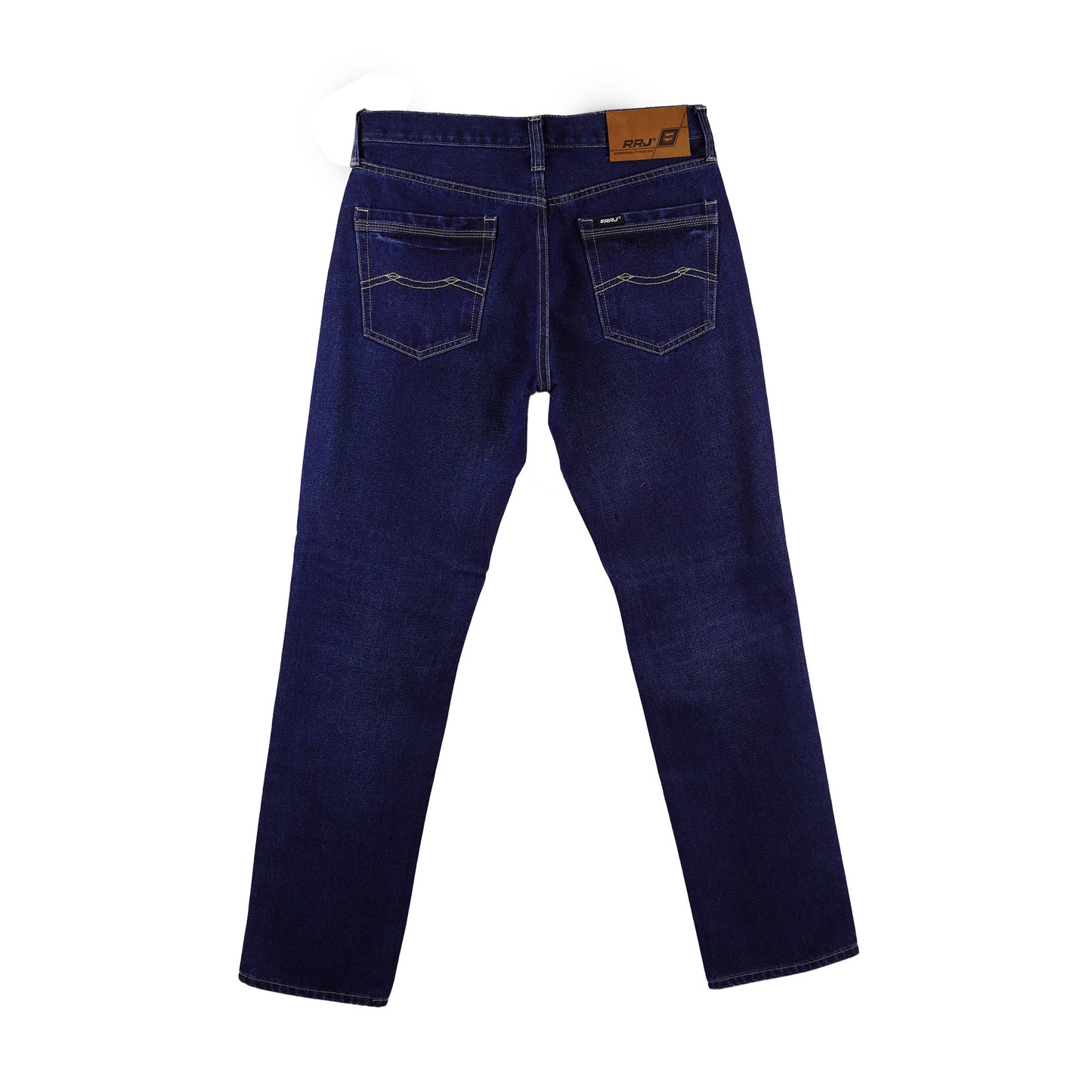 RRJ Men's Basic Denim Pants Superskinny Fitting Mid-Rise 174420 (Dark Shade)