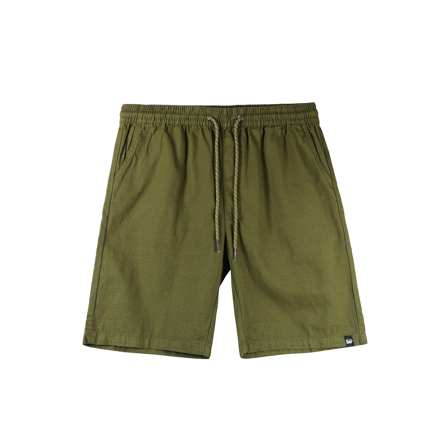 Stylistic Mr. Lee Men's Basic Non-Denim Jogger Short Mid Waist 175665 (Fatigue)