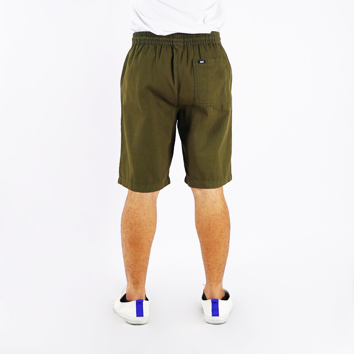 Stylistic Mr. Lee Men's Basic Non-Denim Jogger Short Mid Waist 175665 (Fatigue)