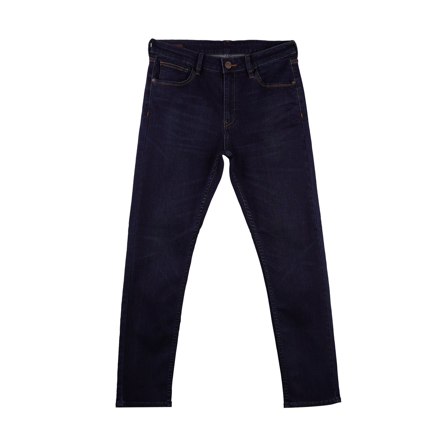 RRJ Men's Basic Denim Pants Superskinny Fitting Mid-Rise 177183-U (Dark Shade)