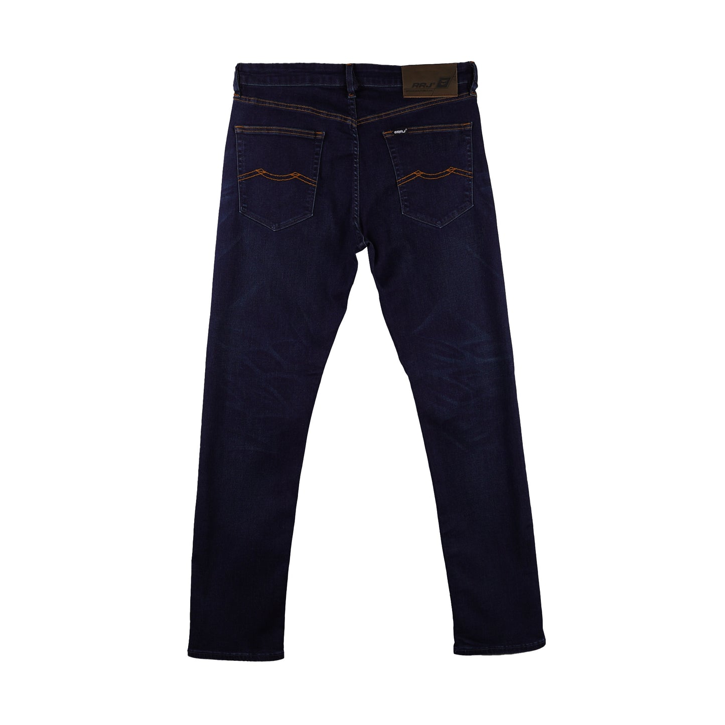 RRJ Men's Basic Denim Pants Superskinny Fitting Mid-Rise 177183-U (Dark Shade)