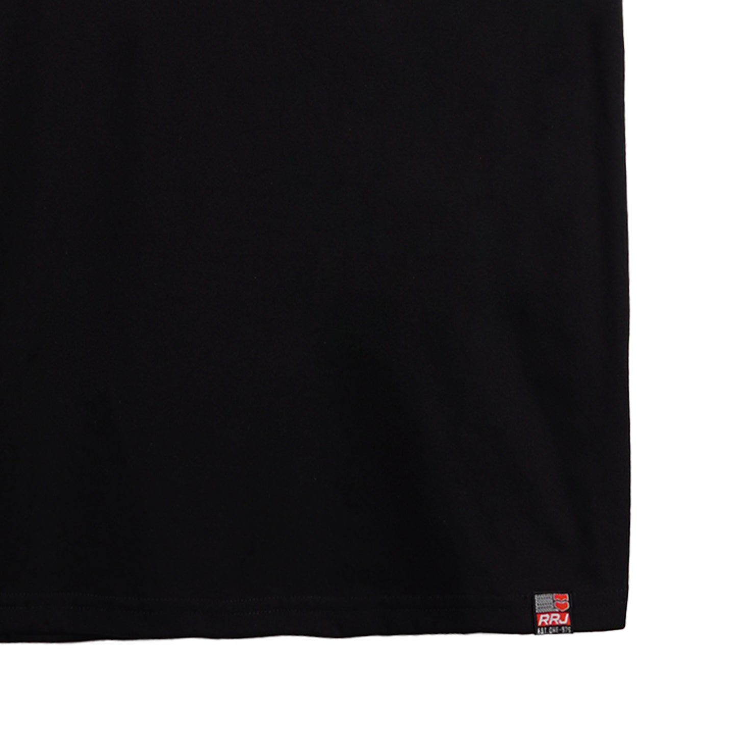 RRJ Men's Basic Tees Semibody Fitting 181862-U (Black)