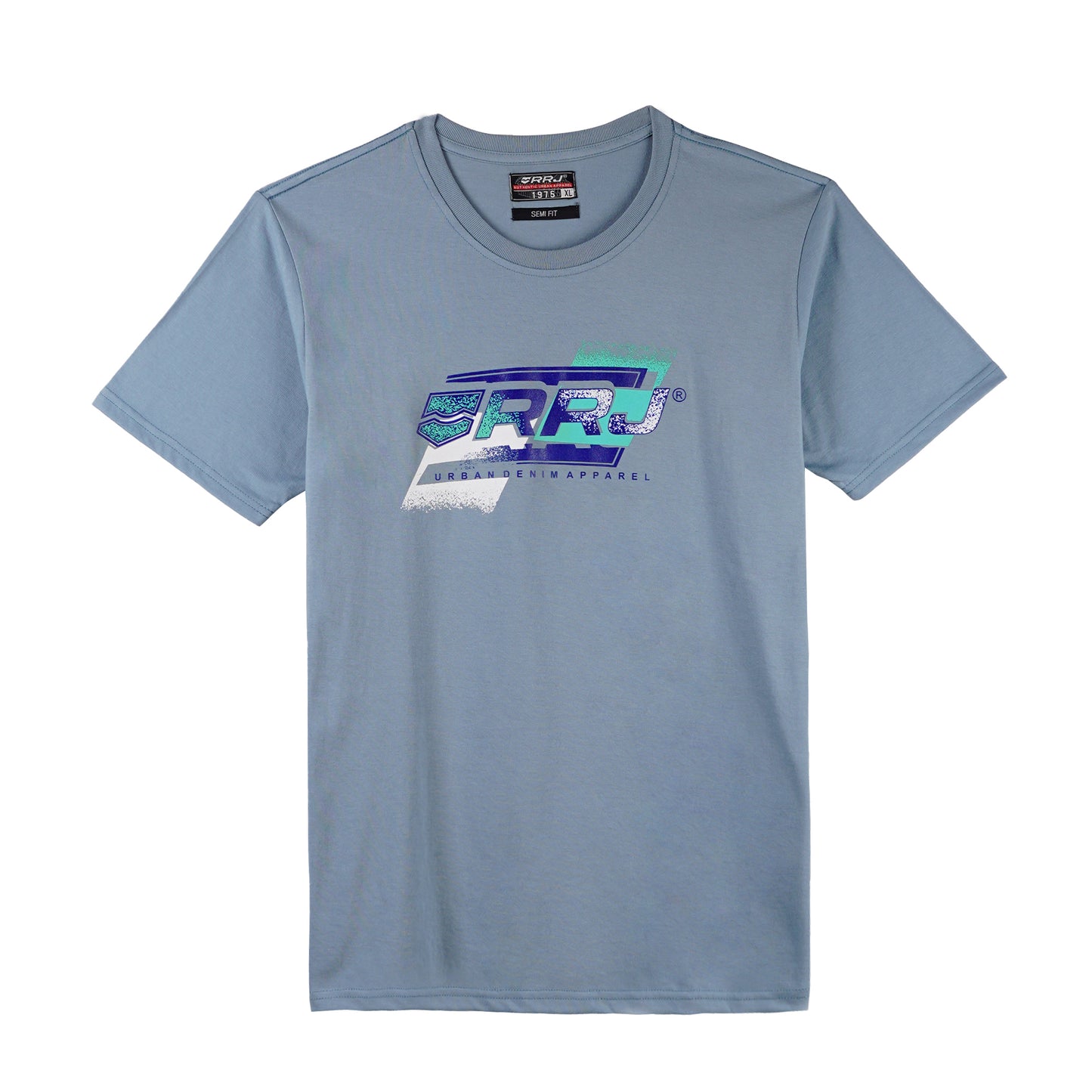 RRJ Men's Basic Tees Semibody Fitting 178094-U (Citadel)