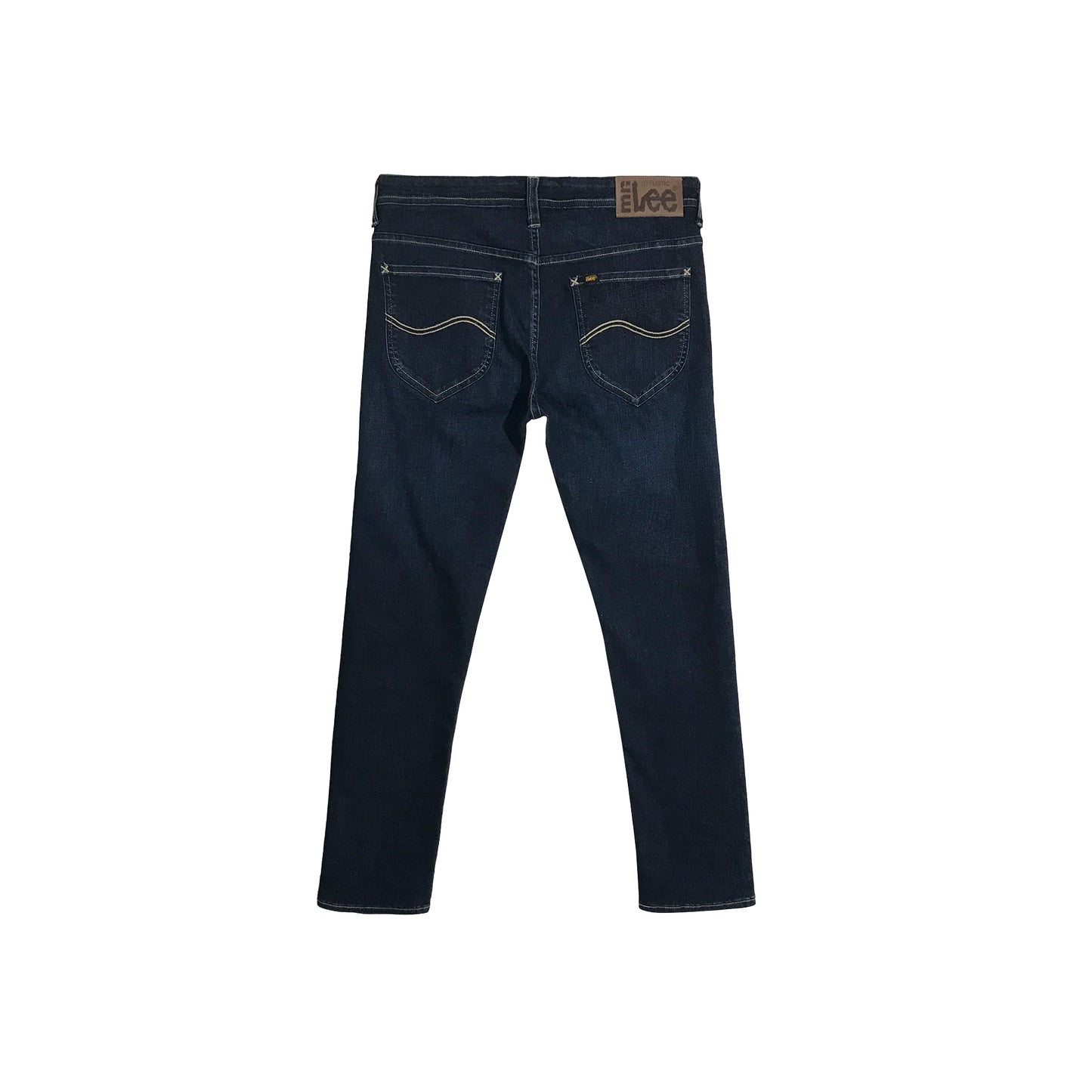 Stylistic Mr. Lee Men's Basic Denim Pants Super Skinny Mid Waist 174980-U (Dark Shade)