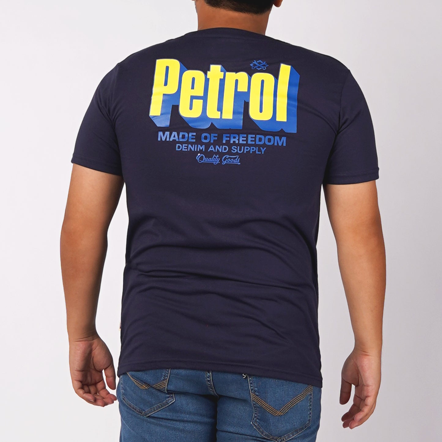 Petrol Mens Basic Tees Slim Fit 177940-U (Navy)