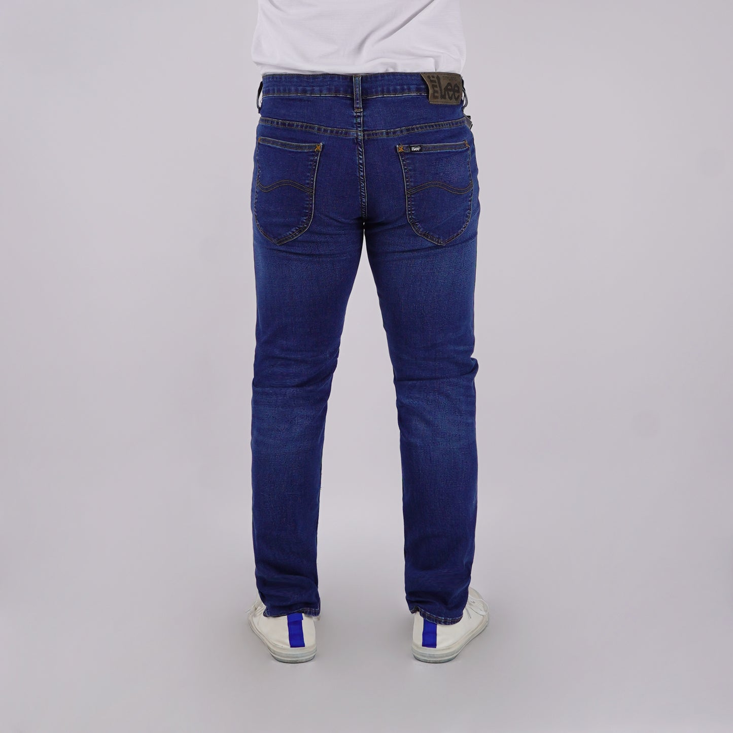 Stylistic Mr. Lee Men's Basic Denim Pants Super Skinny Mid Waist 178311-U (Medium Shade)