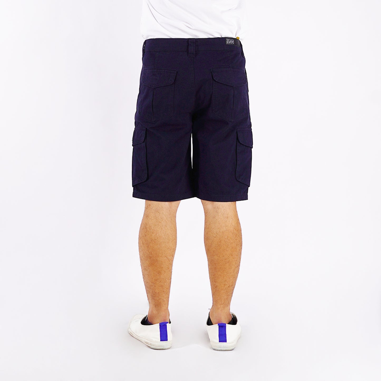 Stylistic Mr. Lee Men's Basic Non-Denim Cargo Short Mid Waist 174628 (Dark Sapphire)