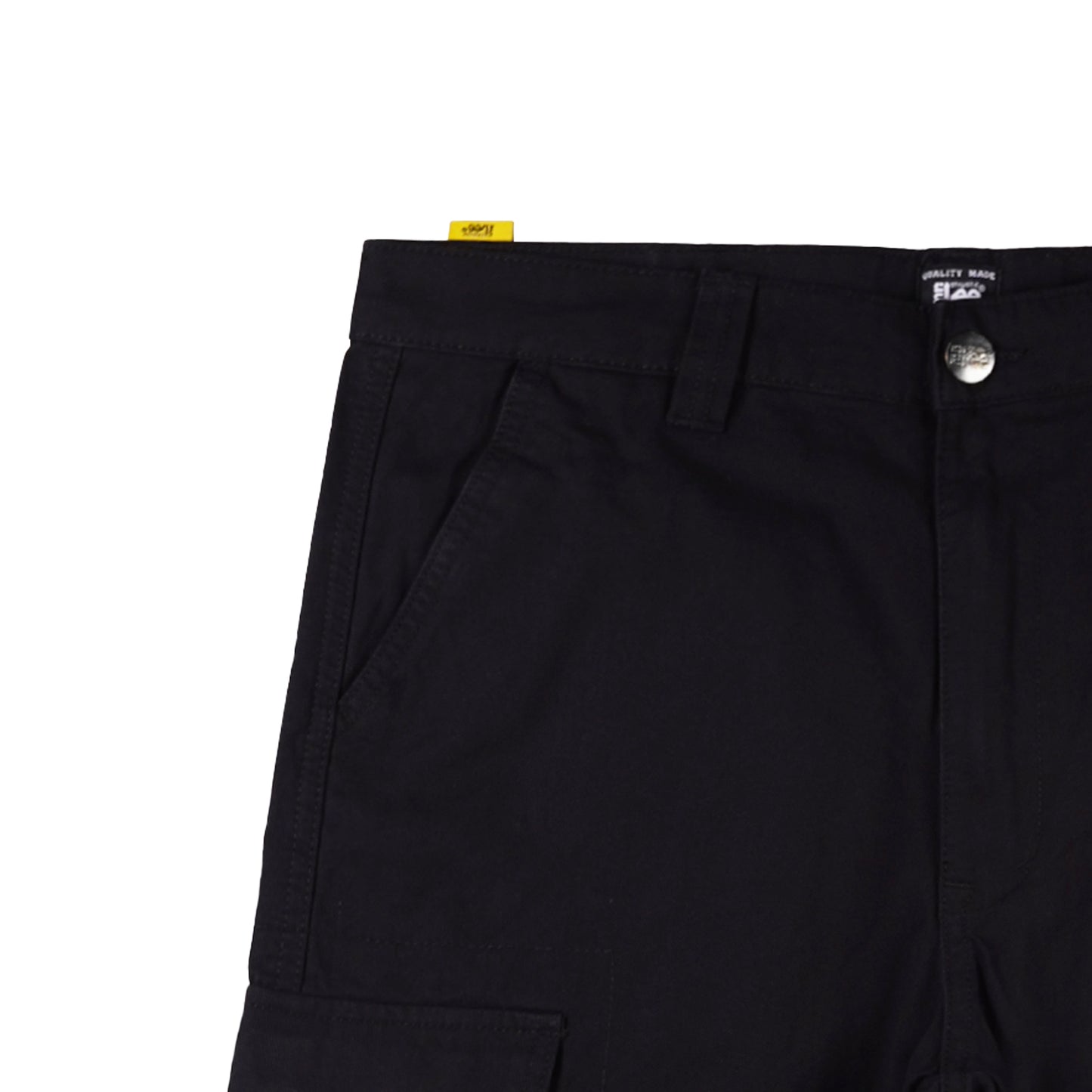 Stylistic Mr. Lee Men's Basic Non-Denim Cargo Short Mid Waist 174606 (Black)