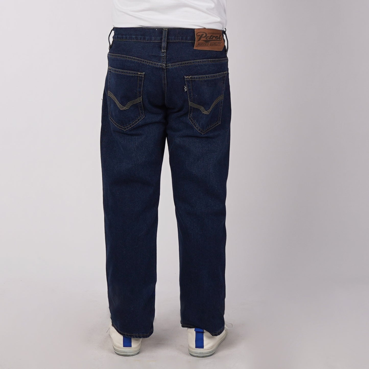 Petrol Men's Basic Denim Pants Regular Fitting Mid-Rise 182132 (Dark Shade)