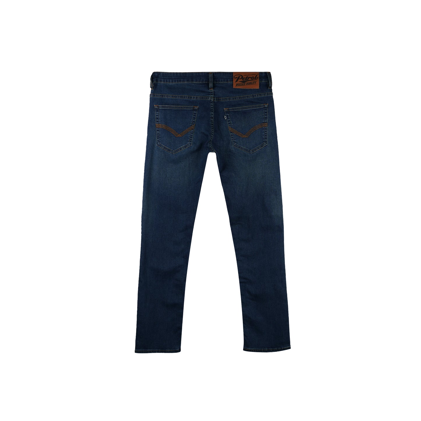 Petrol Men's Basic Denim Pants Skin Tight Fitting Mid-Rise 177205-U (Dark Shade)