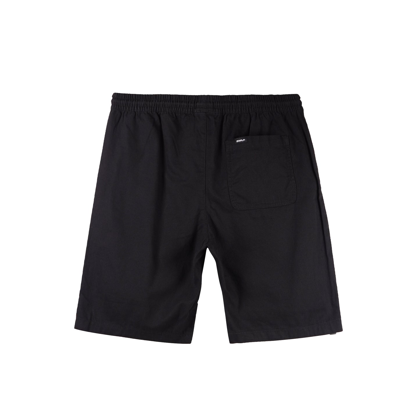 RRJ Men's Basic Non-Denim Jogger Pants Mid-Rise 175678 (Black)