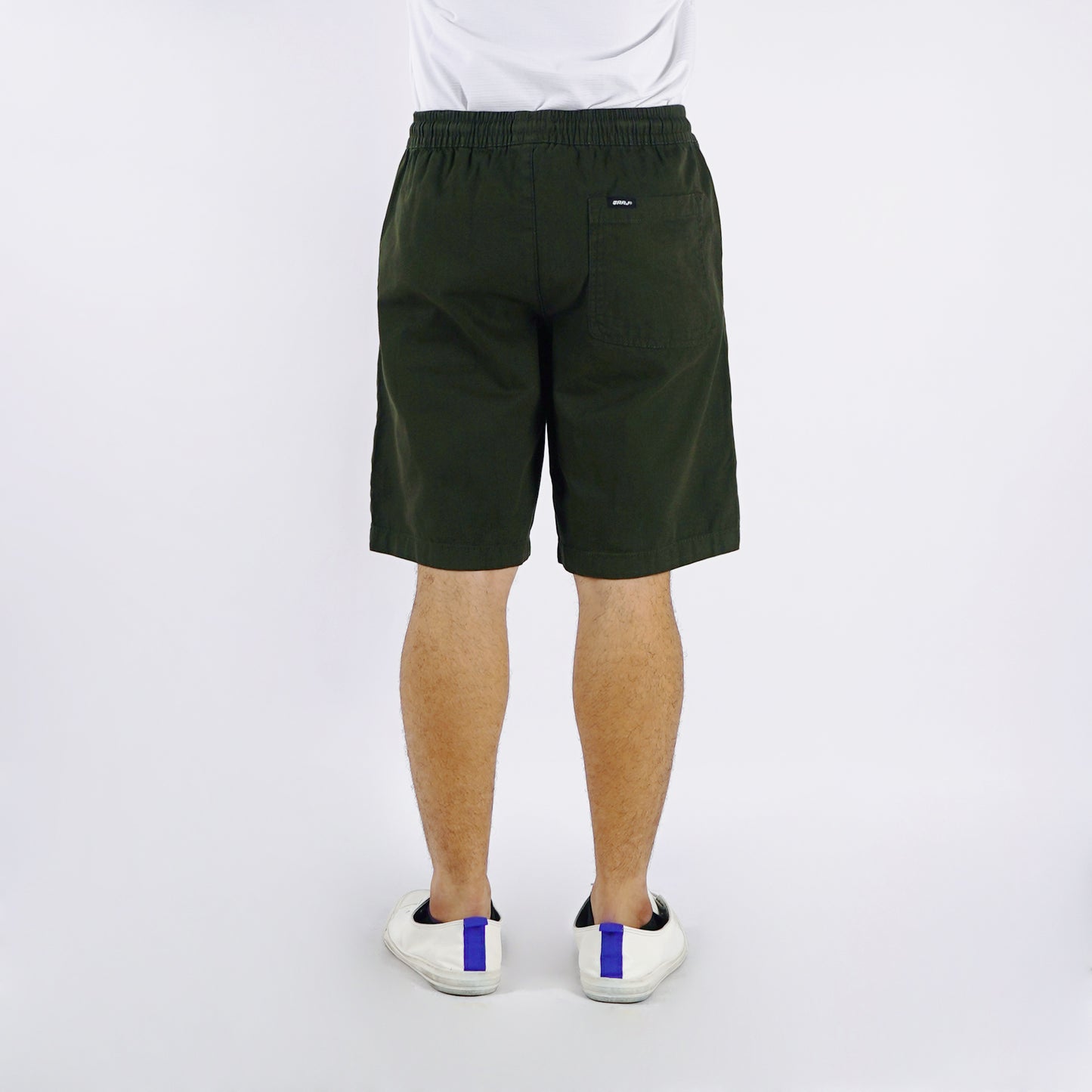 RRJ Men's Basic Non-Denim Jogger Pants Mid-Rise 175678 (Fatigue)