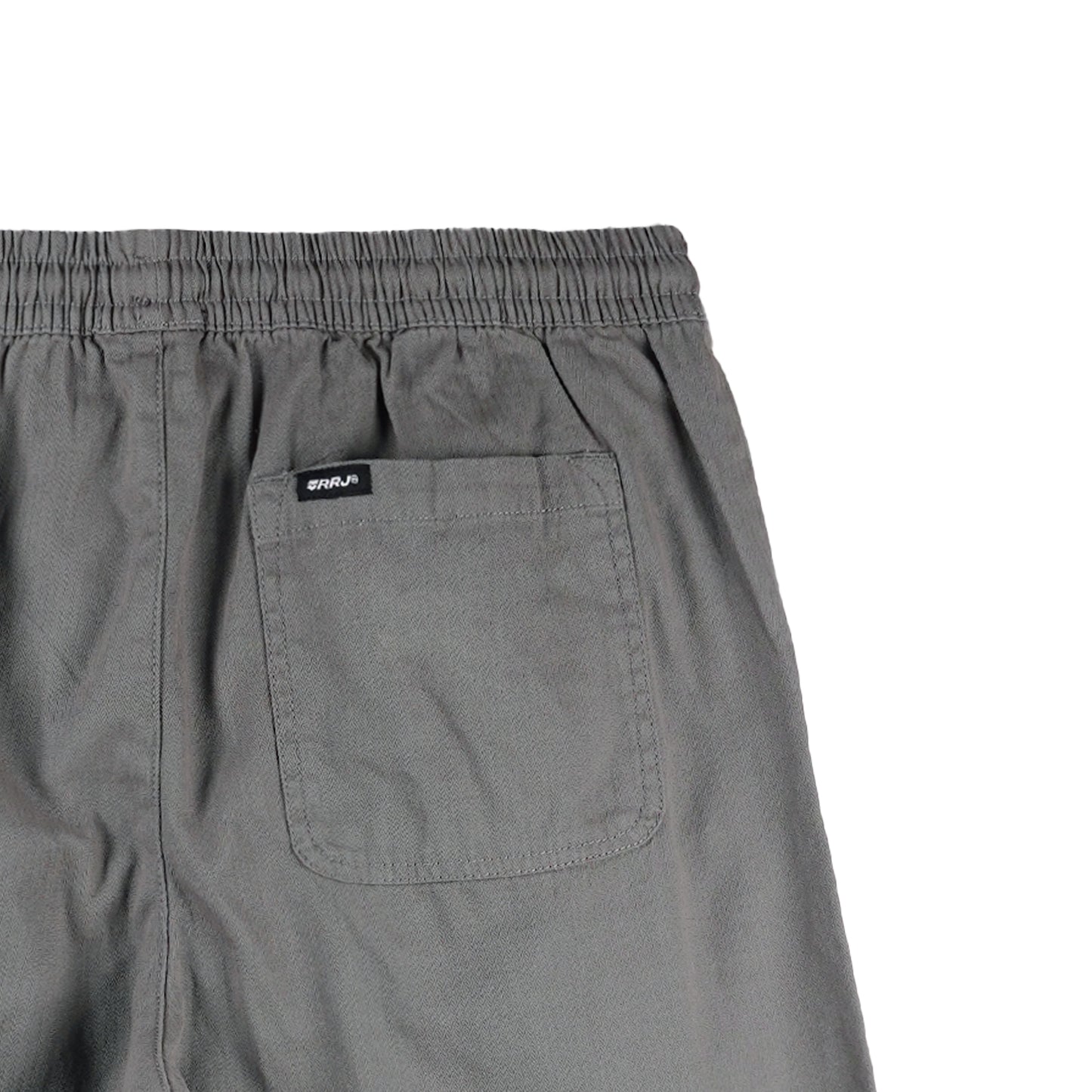 RRJ Men's Basic Non-Denim Jogger Pants Mid-Rise 175678 (Gray)