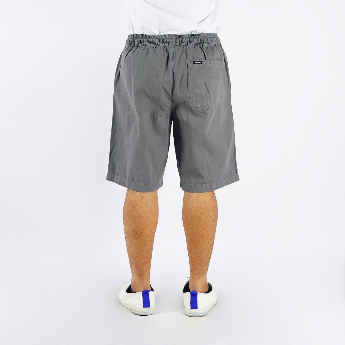 RRJ Men's Basic Non-Denim Jogger Pants Mid-Rise 175678 (Gray)
