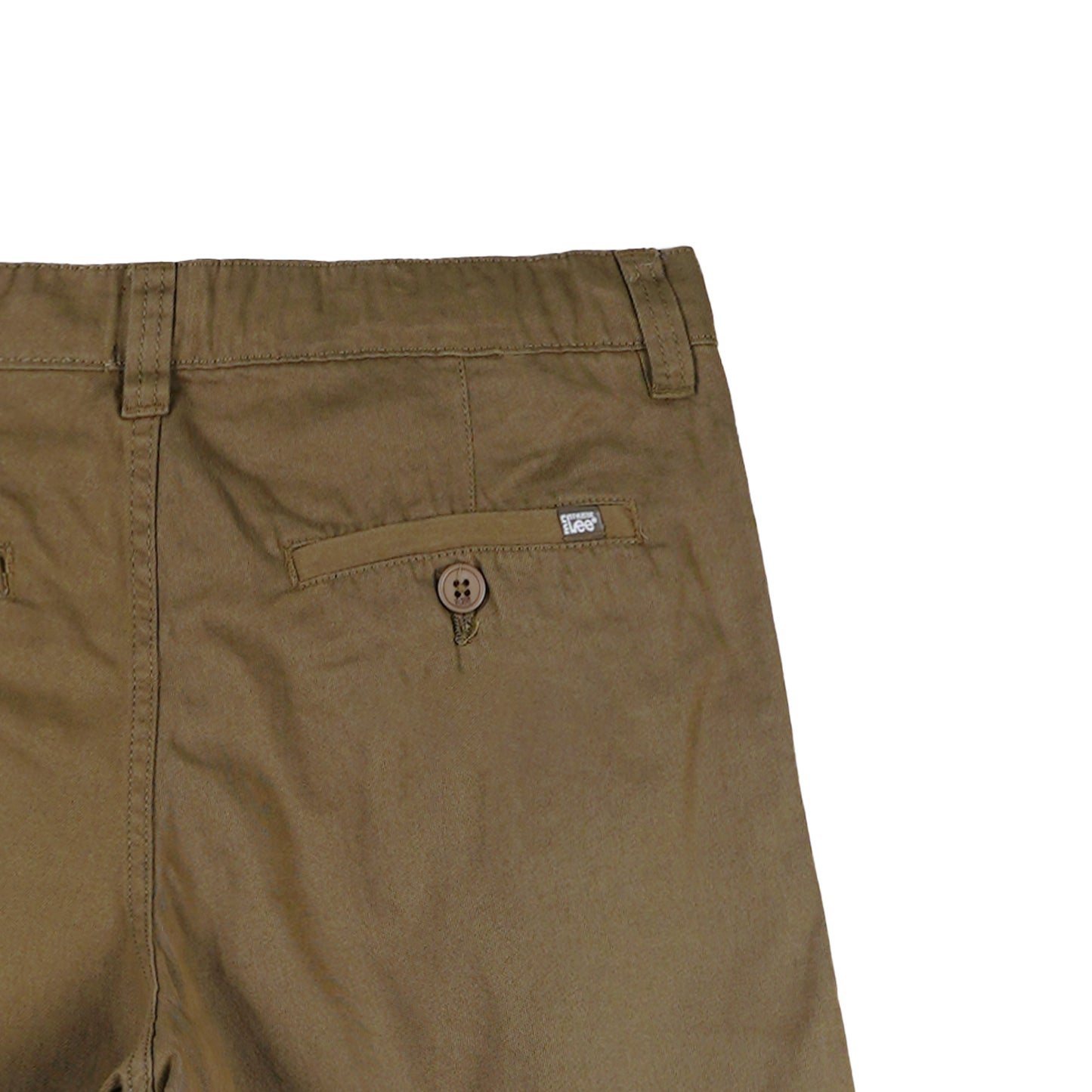 Stylistic Mr. Lee Men's Basic Non-Denim Tapered Short Mid Waist 178728 (Moss)