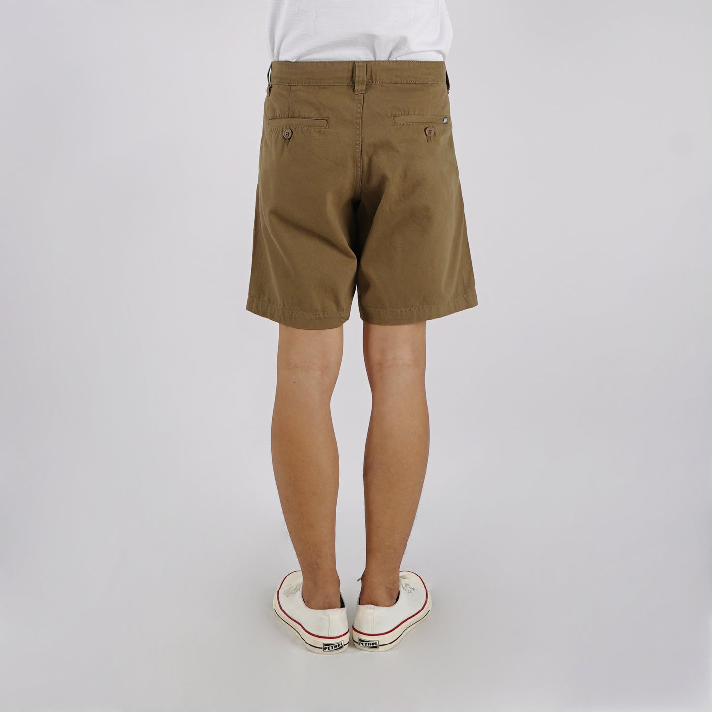 Stylistic Mr. Lee Men's Basic Non-Denim Tapered Short Mid Waist 178728 (Moss)
