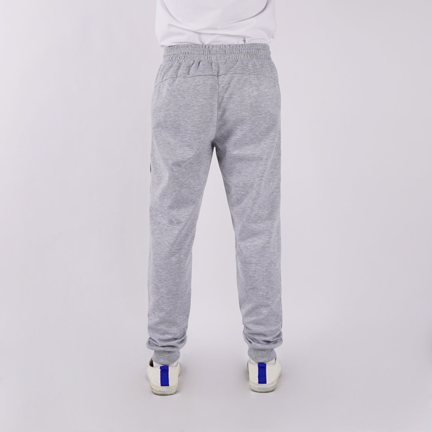 RRJ Men's Basic Non-Denim Jogger Pants Mid-Rise 171707 (Light Gray)