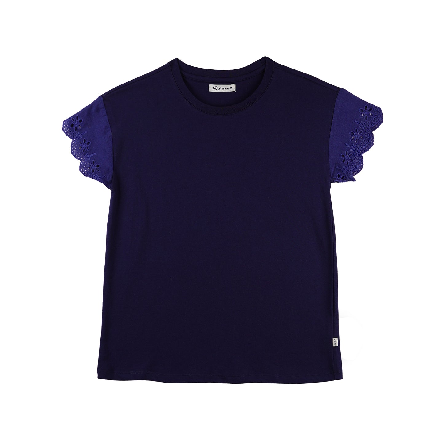 RRJ Ladies Basic Tees Regular Fitting 132703 (Navy)