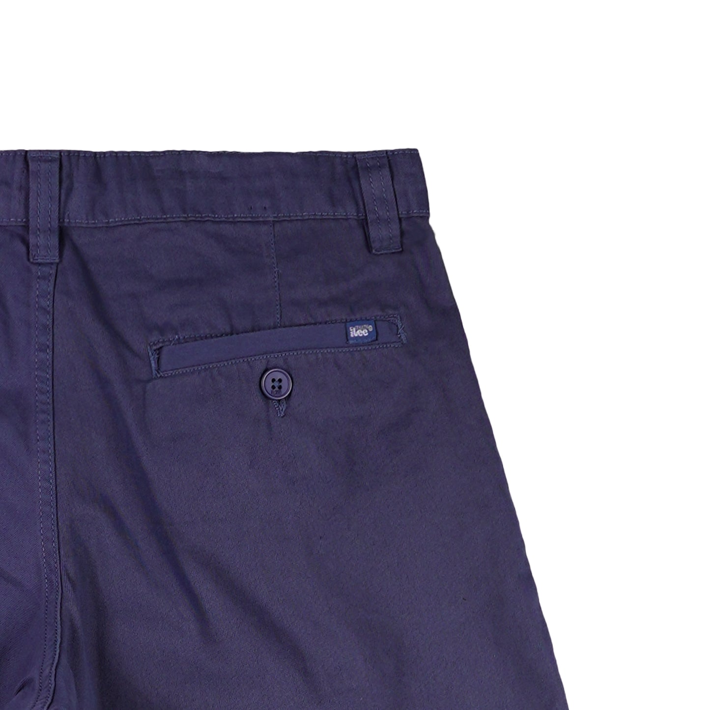 Stylistic Mr. Lee Men's Basic Non-Denim Tapered Short Mid Waist 176644 (Indigo)