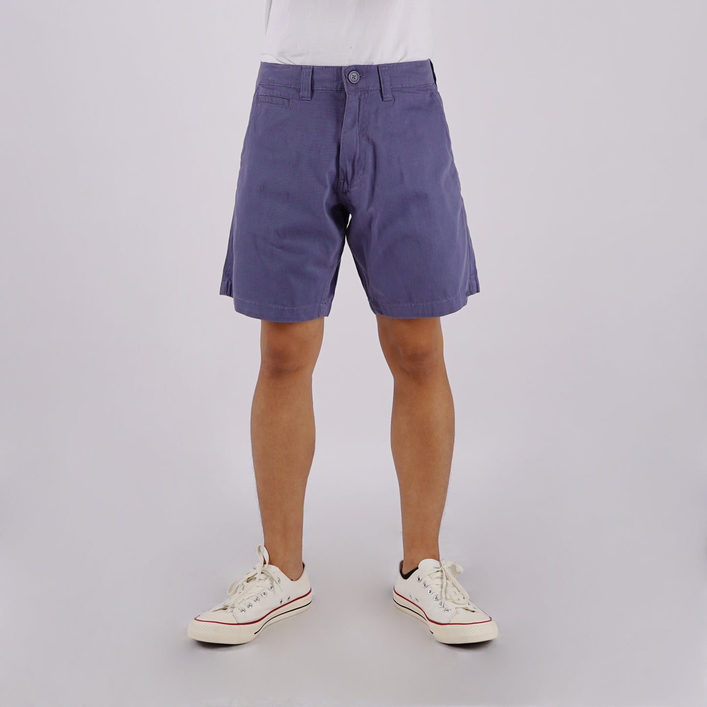 Stylistic Mr. Lee Men's Basic Non-Denim Tapered Short Mid Waist 176644 (Indigo)