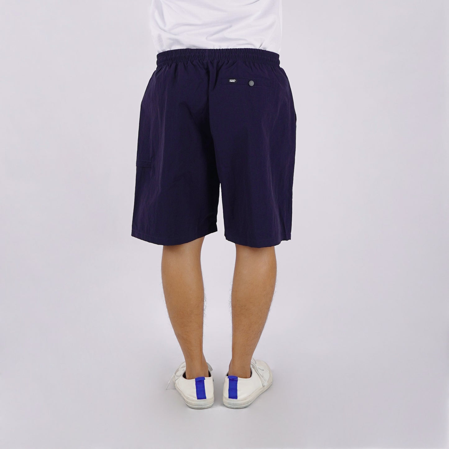 Stylistic Mr. Lee Men's Basic Non-Denim Cargo Short Mid Waist 180440 (Navy-Navy)