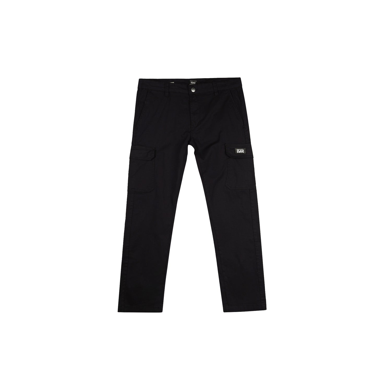 Stylistic Mr. Lee Men's Basic Non-Denim Cargo Pants Mid Waist 176813 (Black)