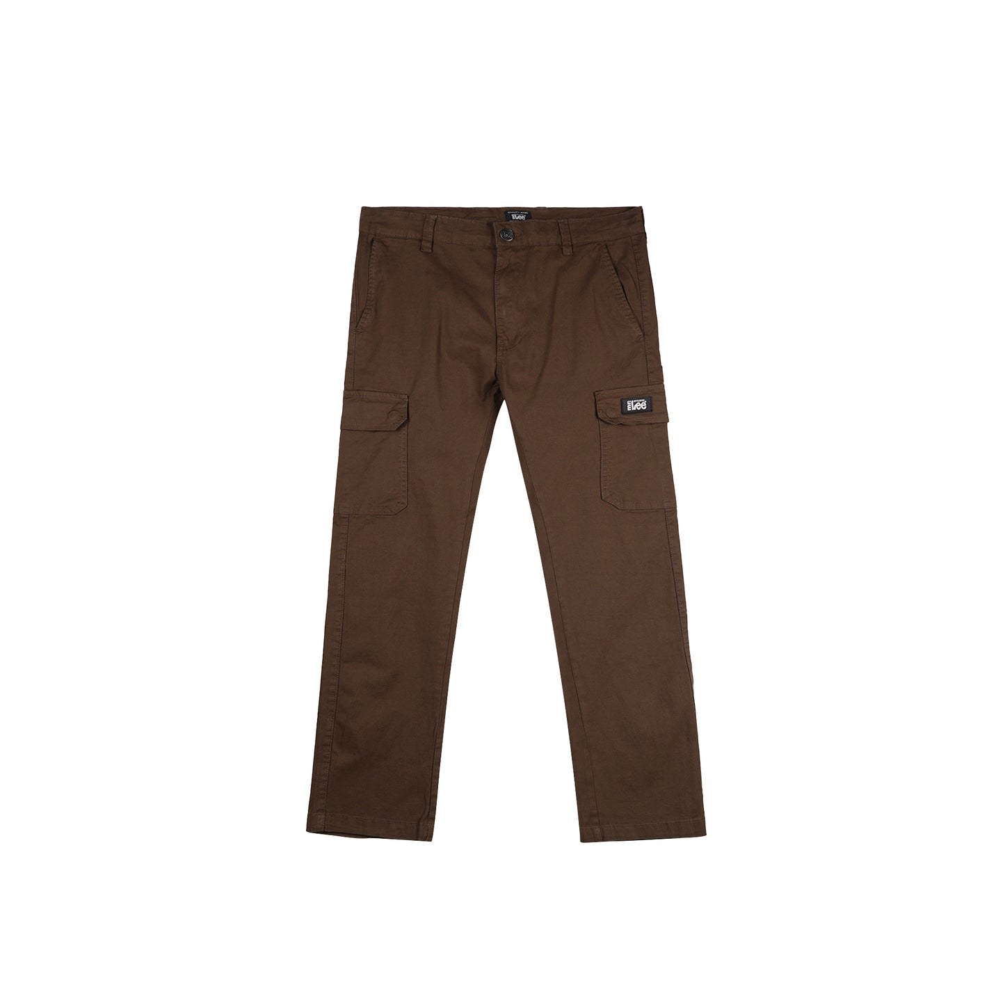 Stylistic Mr. Lee Men's Basic Non-Denim Cargo Pants Mid Waist 176801 (Choco Brown)
