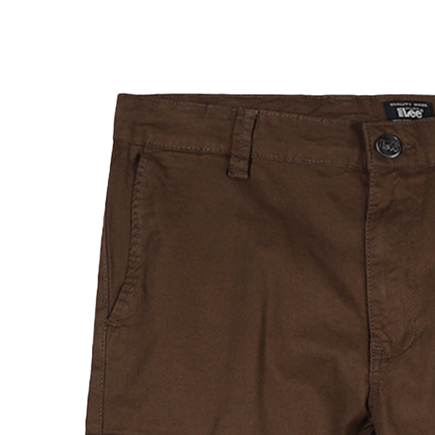 Stylistic Mr. Lee Men's Basic Non-Denim Cargo Pants Mid Waist 176801 (Choco Brown)