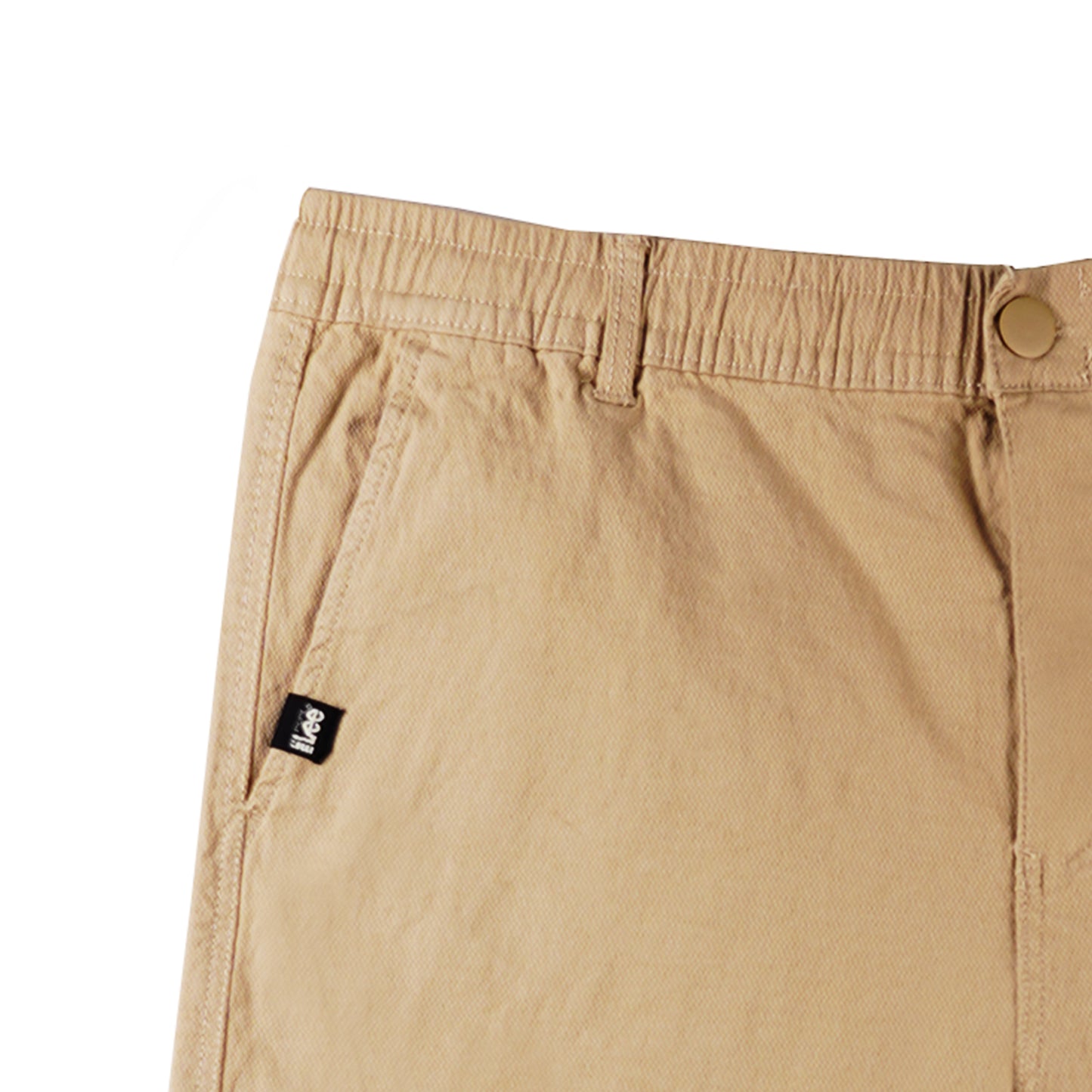 Stylistic Mr. Lee Men's Basic Non-Denim Hybrid Short Mid Waist 180166-U (Beige)