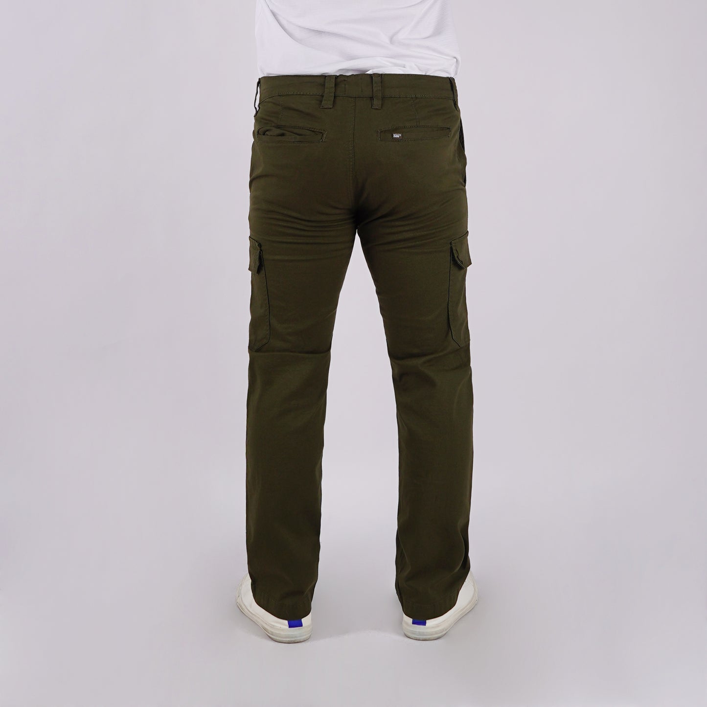 Stylistic Mr. Lee Men's Basic Non-Denim Cargo Pants Mid Waist 176789 (Fatigue)