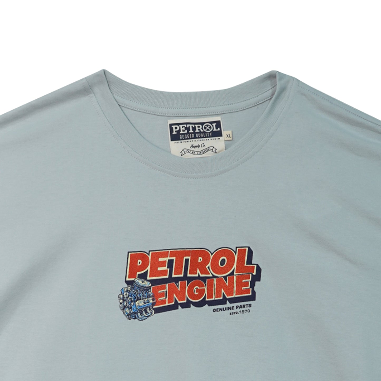 Petrol Men's Basic Tees Oversized Fitting 175859-U (Mercury)