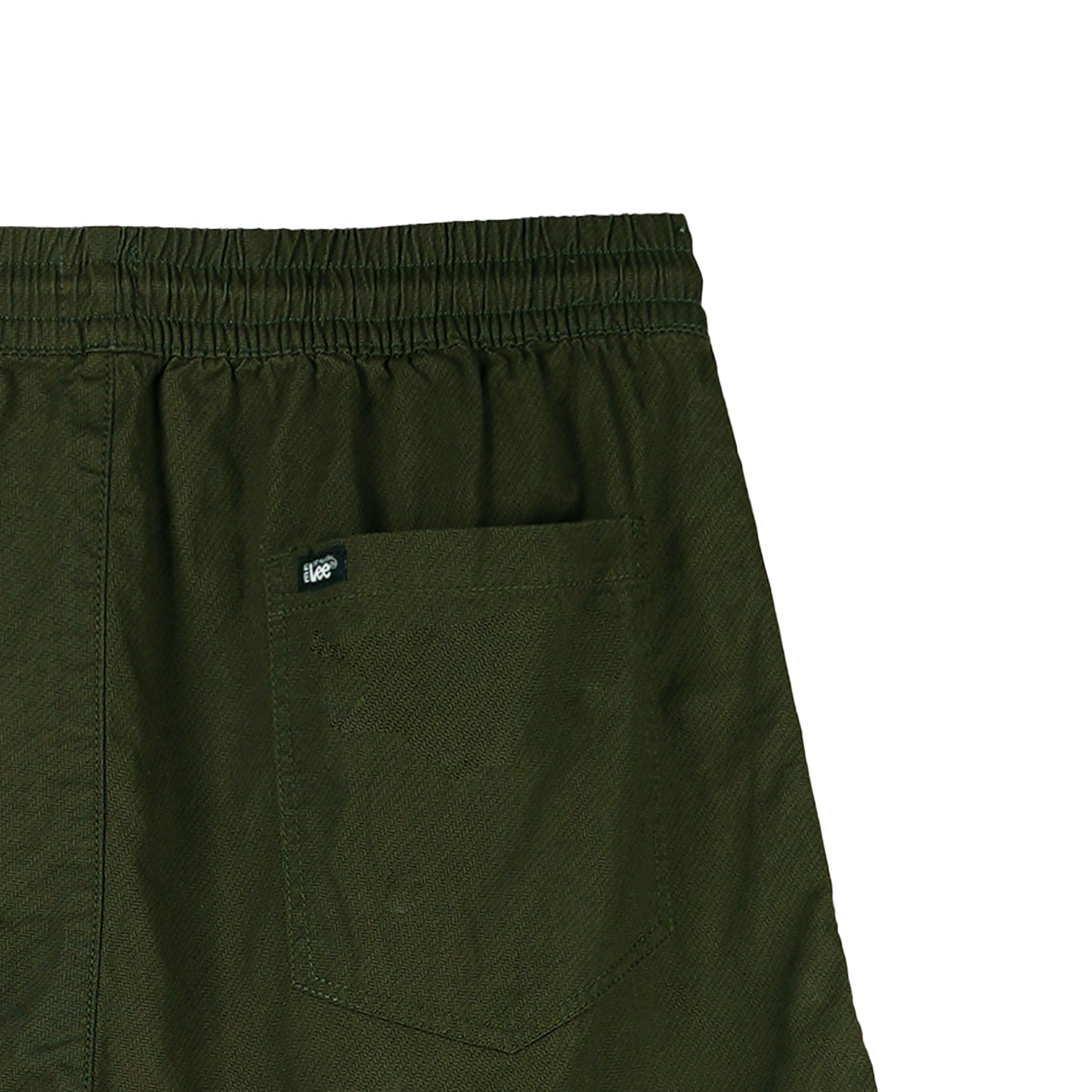 Stylistic Mr. Lee Men's Basic Non-Denim Jogger Short Mid Waist 180930-U (Fatigue)