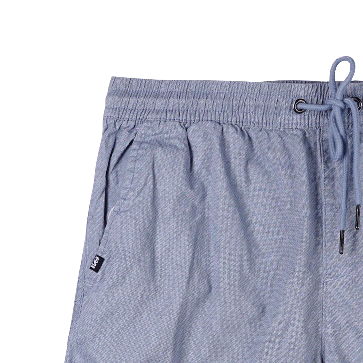 Stylistic Mr. Lee Men's Basic Non-Denim Jogger Short Mid Waist 180930-U (Powder Blue)