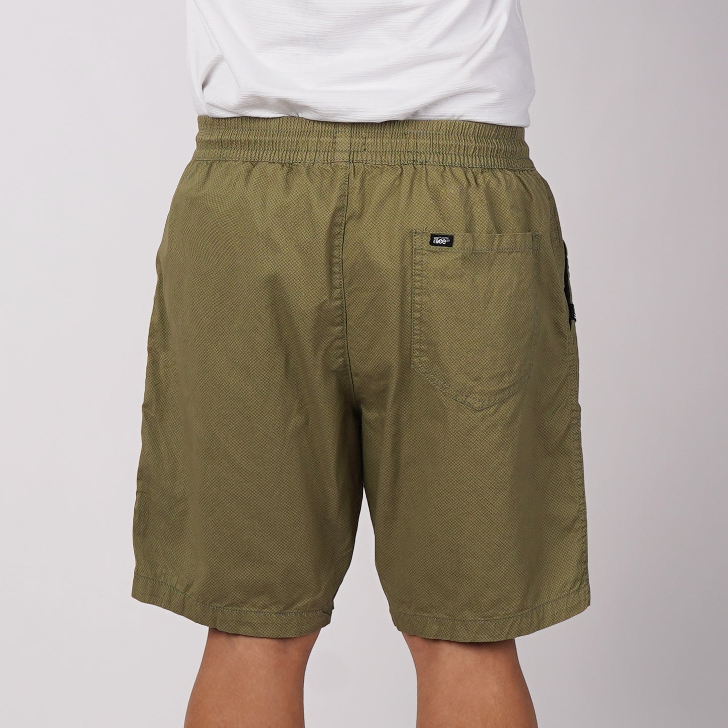 Stylistic Mr. Lee Men's Basic Non-Denim Jogger Short Mid Waist 182672-U (Sage)