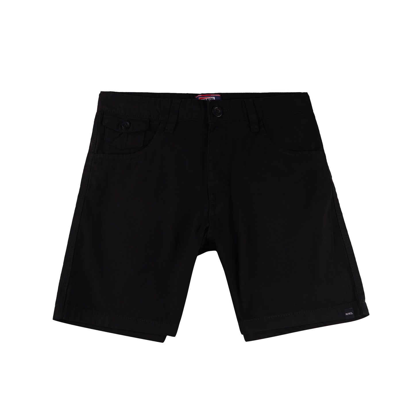 Petrol Men's Basic Non-Denim Tapered Short Mid-Rise 176693 (Black)