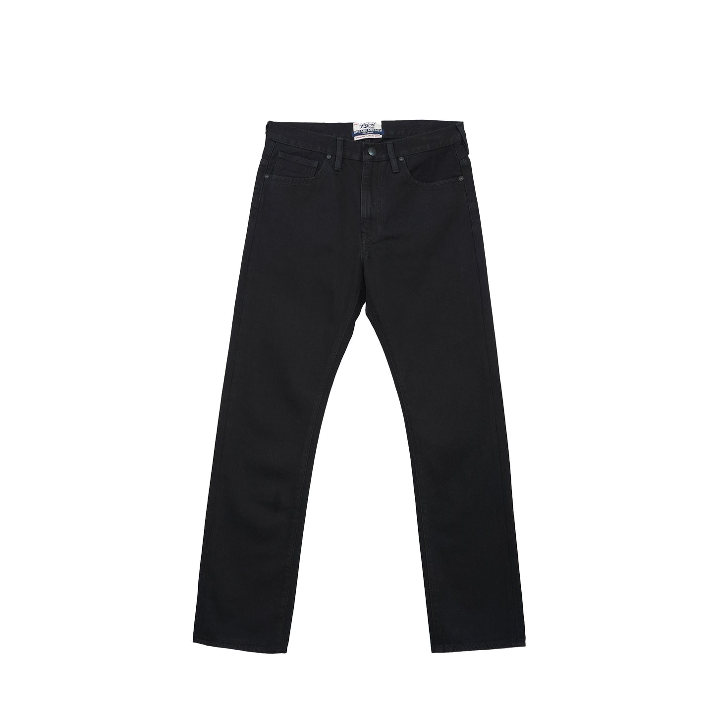 Petrol Men's Basic Denim Pants Mid-Rise Slim Straight Fitting 180135 (Black)