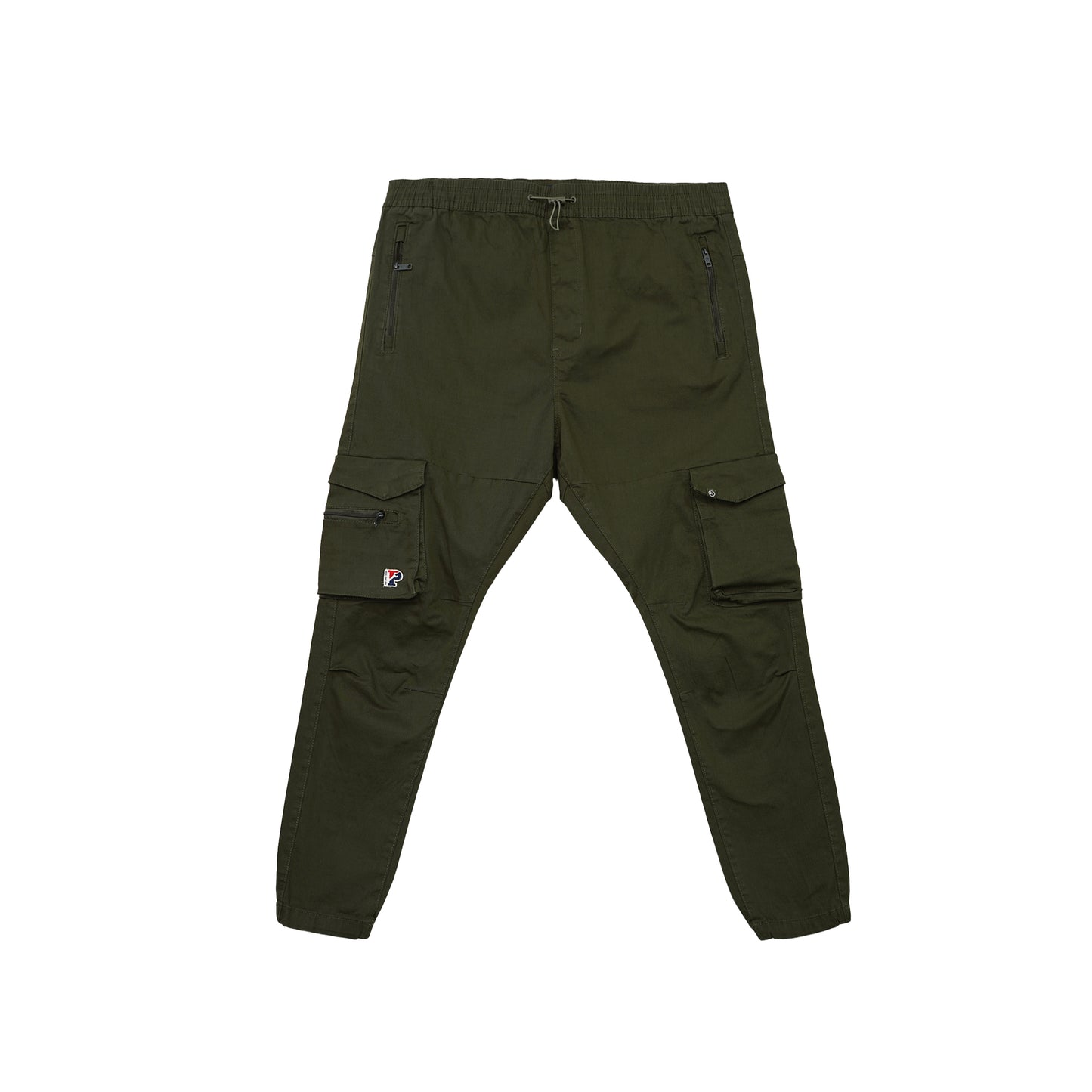 Petrol Men's Basic Non-Denim Cargo Pants Mid-Rise 177193 (Dark Fatigue)