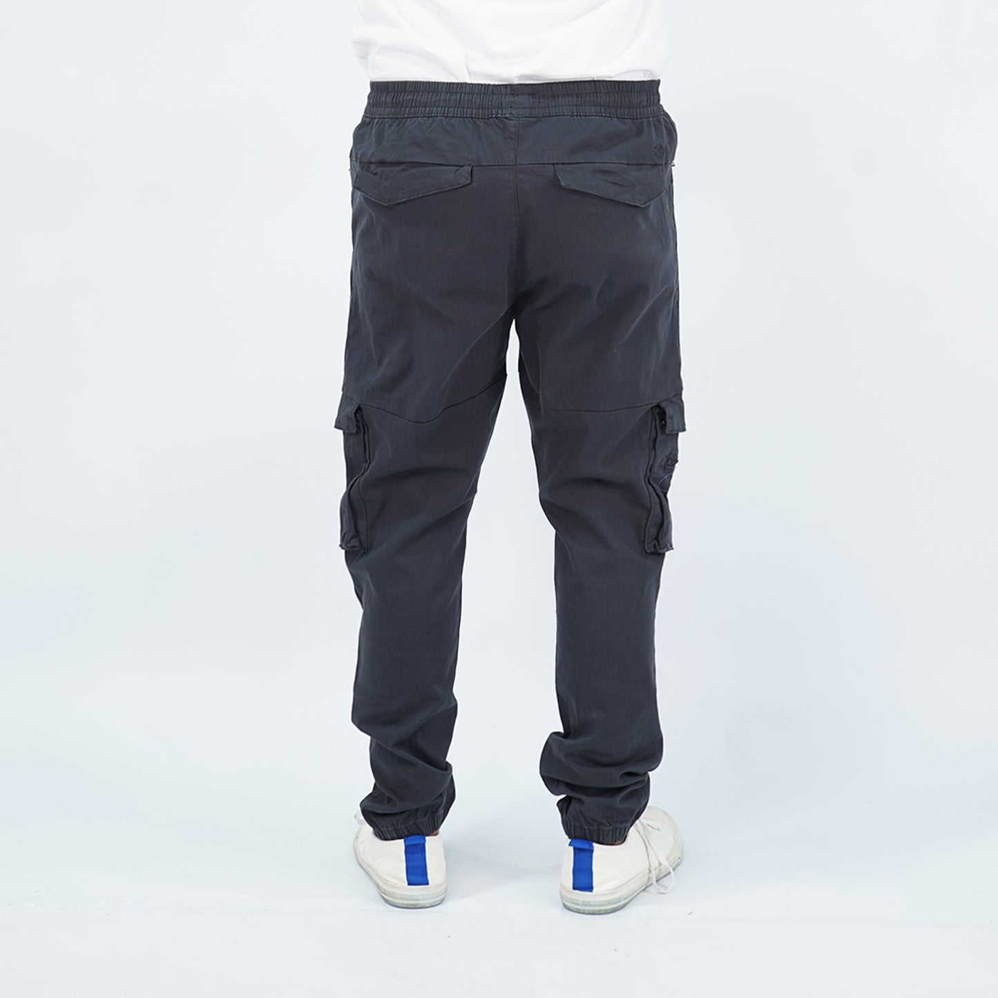 Petrol Men's Basic Non-Denim Cargo Pants Mid-Rise 177193 (Dark Navy)