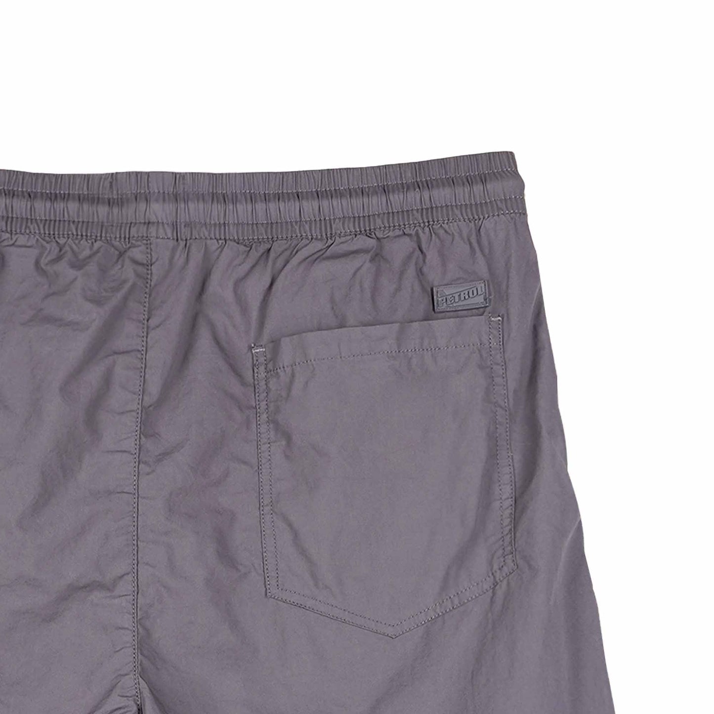 Petrol Men's Basic Non-Denim Jogger Short Mid-Rise 180850-U (Dark Gray)