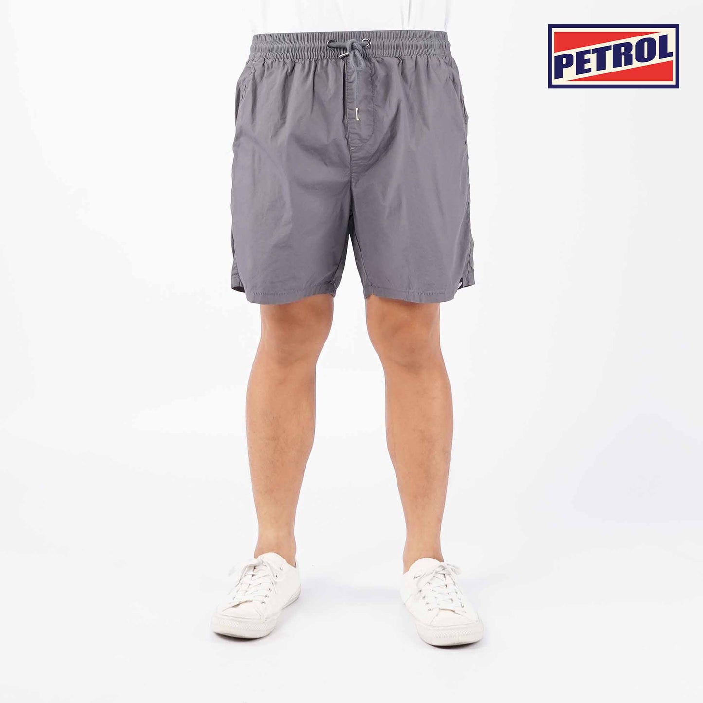 Petrol Men's Basic Non-Denim Jogger Short Mid-Rise 180850-U (Dark Gray)