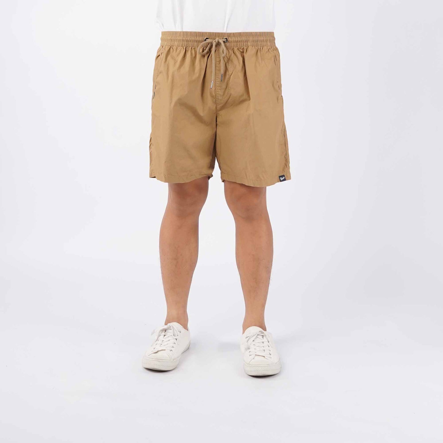 Petrol Men's Basic Non-Denim Jogger Short Mid-Rise 180913-U (Beige)