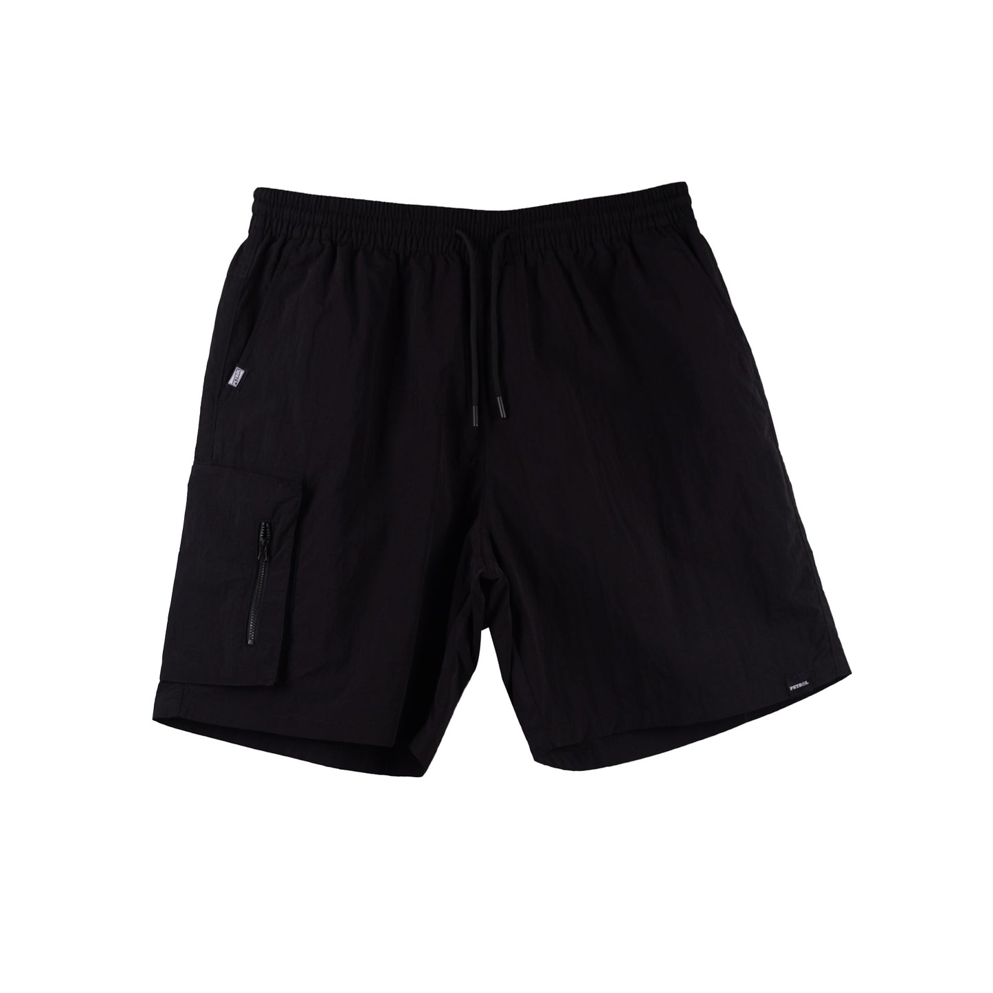 Petrol Men's Basic Non-Denim Cargo Short Mid-Rise 179216 (Black)